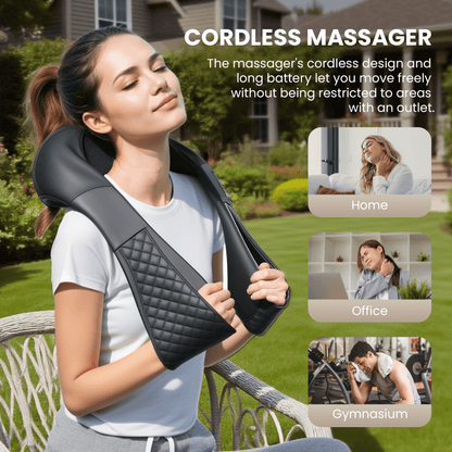 Cordless Shiatsu Neck & Shoulder Massager - detail