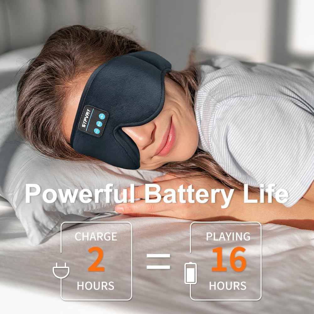 Bluetooth Sleep Mask & Wireless Headphones - detail