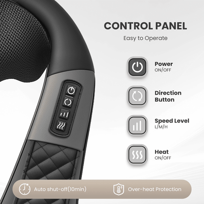 Cordless Shiatsu Neck & Shoulder Massager - detail